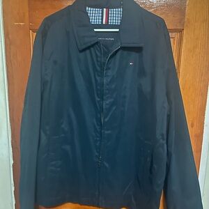 Tommy Hilfiger Men's Navy Windbreaker Jacket